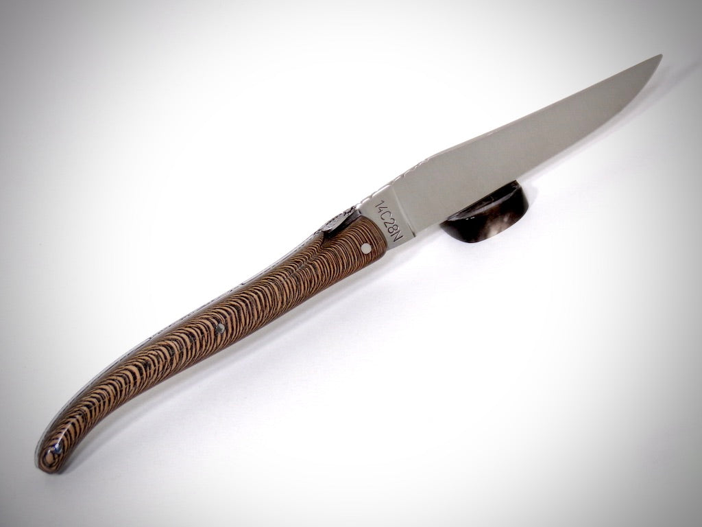 Laguiole Platane ciselé par David DAUVILLAIRE