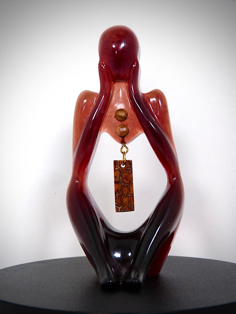 statuette "Coeur d'Ivoire" fabriquée artisanalement par Y.S CRÉATIONS (Copie)