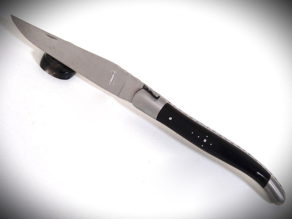 Laguiole Ebène simple platine, 2 mitres