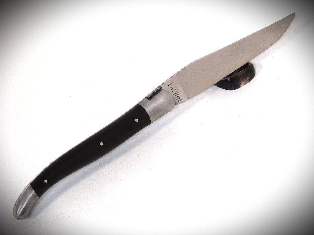 Laguiole Ebène simple platine, 2 mitres