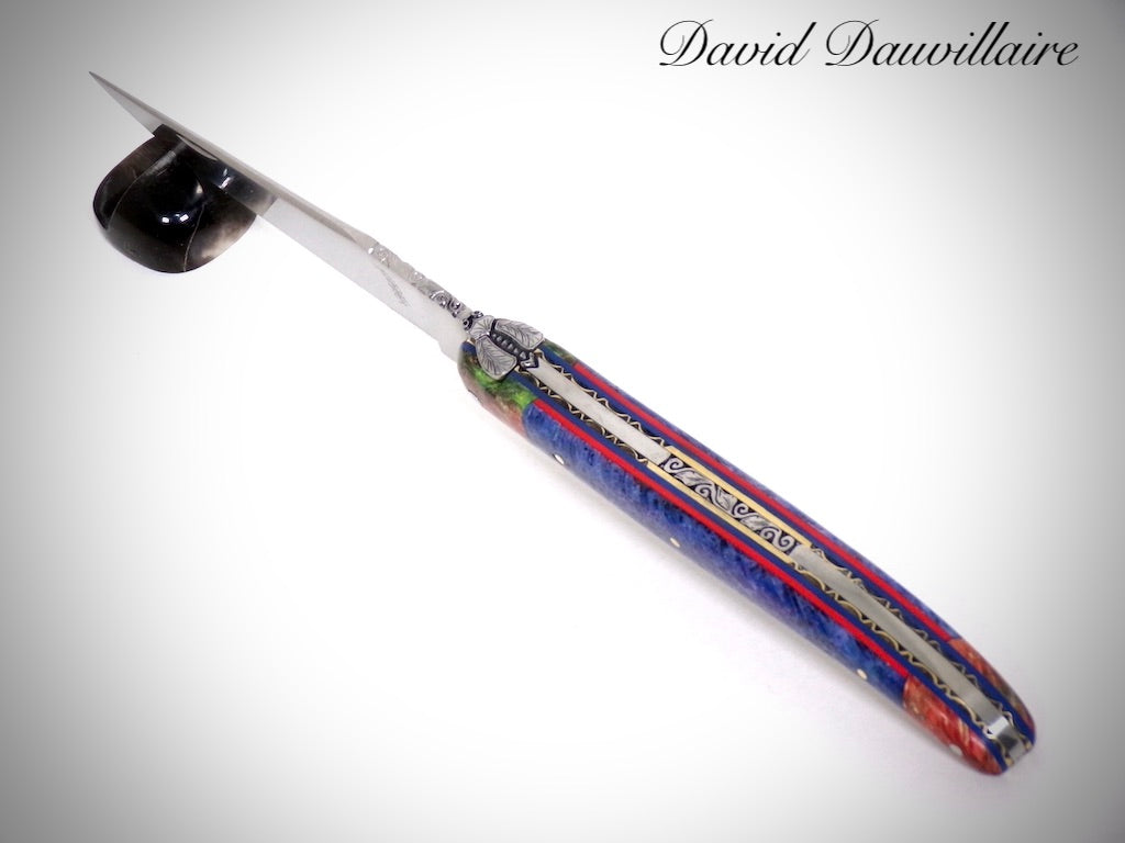 Laguiole "Bimatière" chiseled by David Dauvillaire