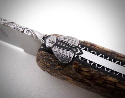 Laguiole Goyavier ciselé par David Dauvillaire