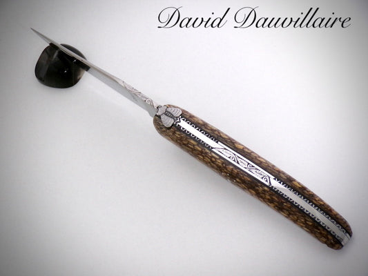 Laguiole Goyavier ciselé par David Dauvillaire