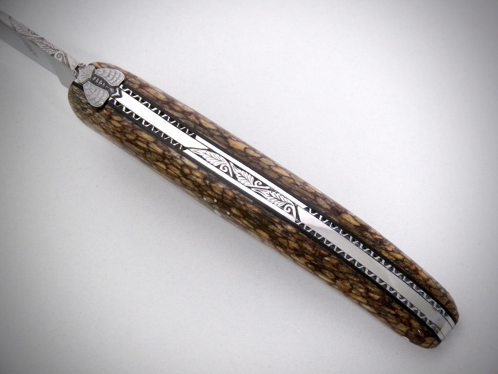 Laguiole Goyavier ciselé par David Dauvillaire