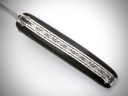 Laguiole Buffalo Horn carved by David DAUVILLAIRE