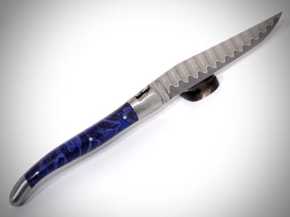 Laguiole "Koi" lame Damas VG10 ciselé par David DAUVILLAIRE