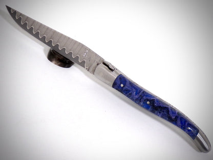 Laguiole "Koi" lame Damas VG10 ciselé par David DAUVILLAIRE