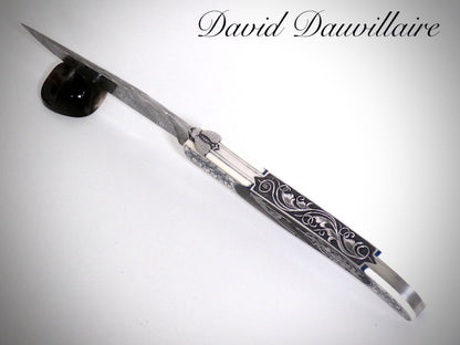 Laguiole "Michel-Ange" gravé par David DAUVILLAIRE