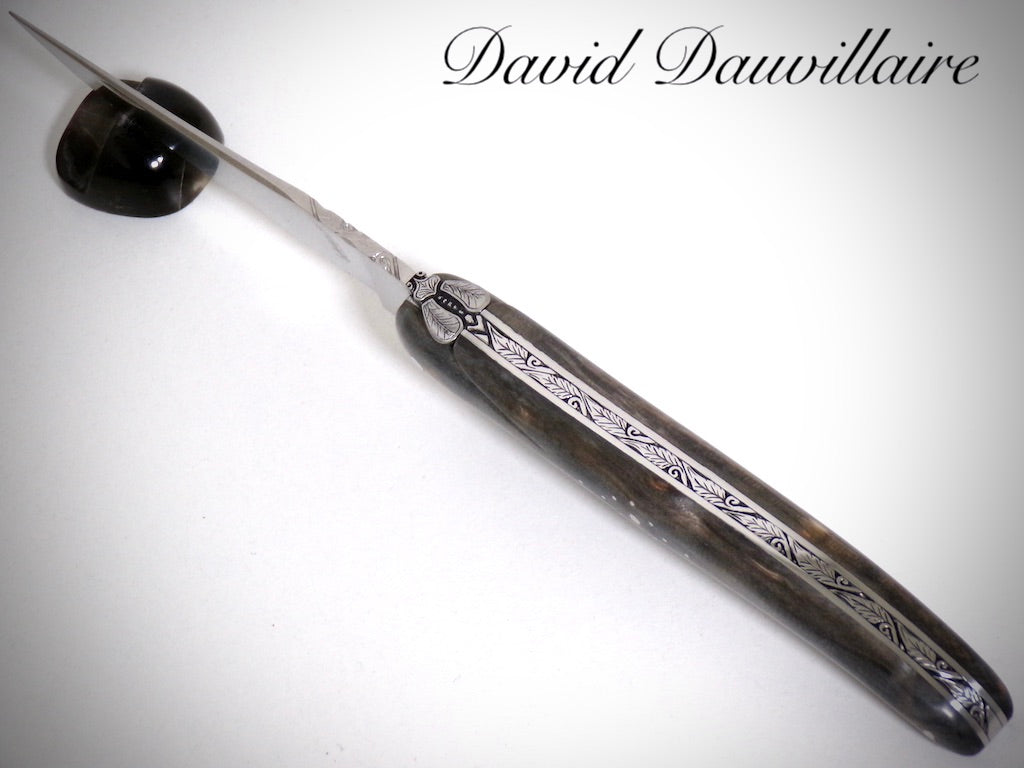 Laguiole Bouleau ciselé par David DAUVILLAIRE
