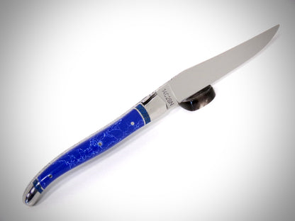 Laguiole "Le Joyau" Lapis Lazuli ciselé par David DAUVILLAIRE