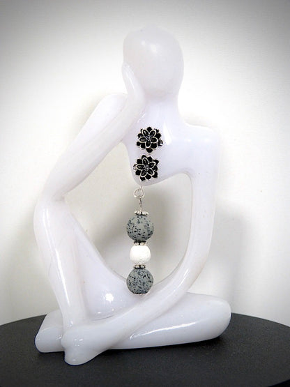 Statuette "Coeur de Lave" fabriquée artisanalement par Y.S CRÉATIONS