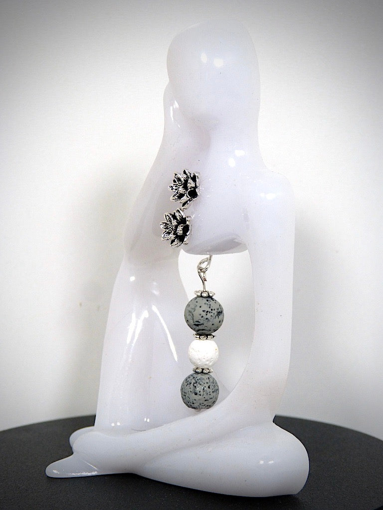 Statuette "Coeur de Lave" fabriquée artisanalement par Y.S CRÉATIONS