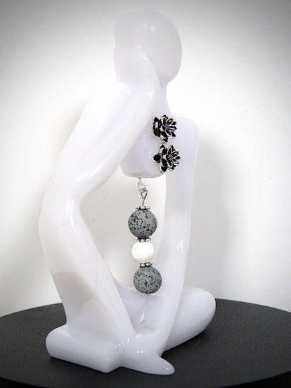 Statuette "Coeur de Lave" fabriquée artisanalement par Y.S CRÉATIONS