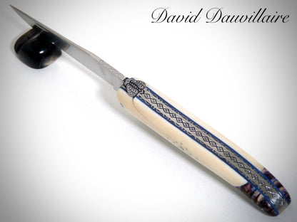 Laguiole "Bimatière" ciselé par David Dauvillaire