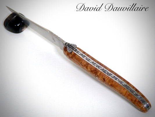 Laguiole Bouleau ciselé par David DAUVILLAIRE