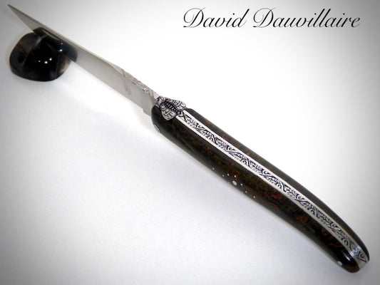 Laguiole Bouleau ciselé par David DAUVILLAIRE