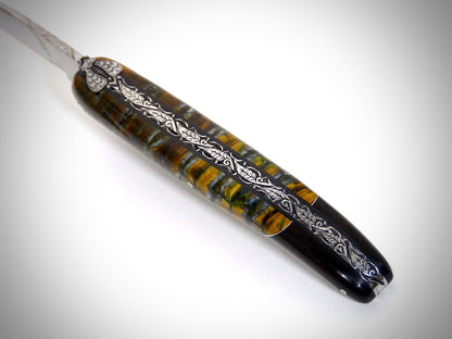 Laguiole "Bimatière" ciselé par David DAUVILLAIRE