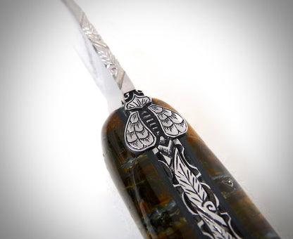 Laguiole "Bimatière" ciselé par David DAUVILLAIRE